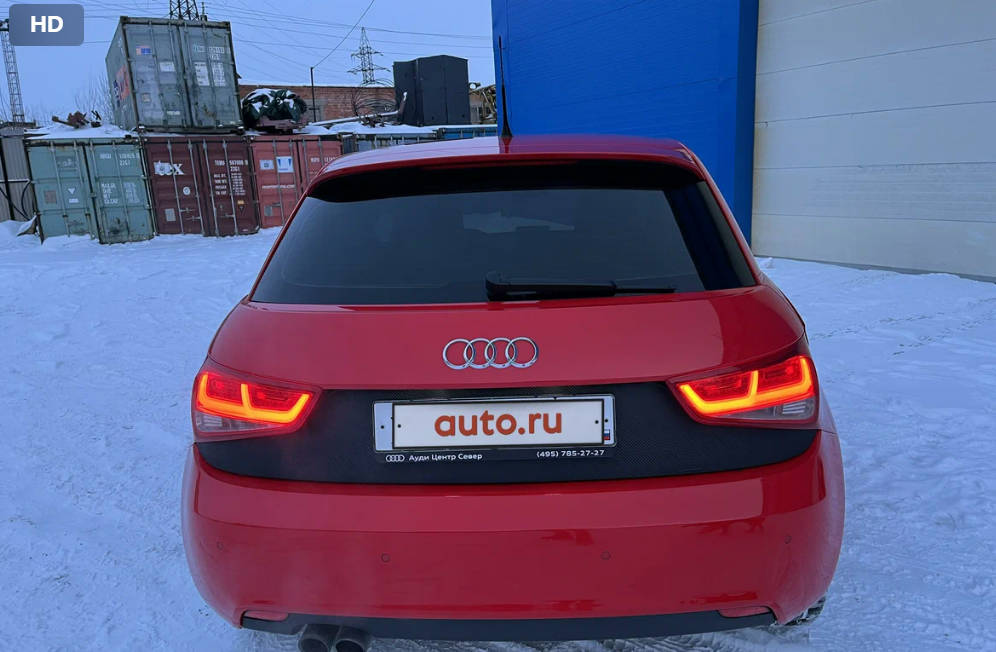 Audi A1 Red 2013